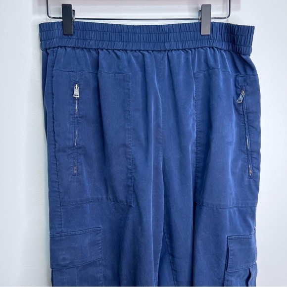 Polo Ralph Lauren Navy Blue Lightweight Jogger Cargo Pants Size Medium - Picture 3 of 8